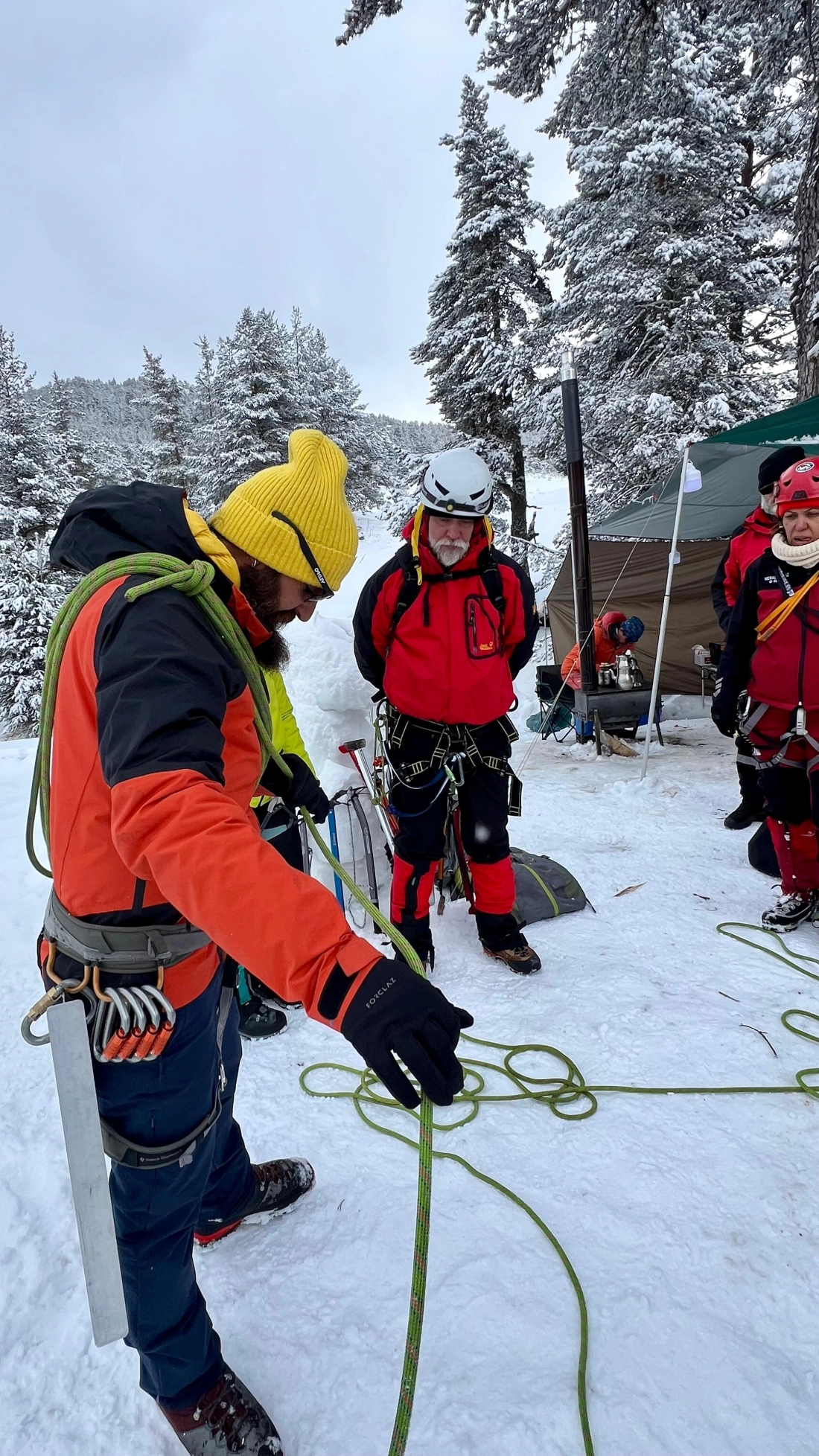 Winter Mountaineering Training Activity - Fotoğraf 1